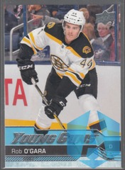 ROB O'GARA 2016-17 Upper Deck #470 SP Rookie RC Boston Bruins YG Young Guns